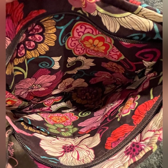 🔥🌺Vera Bradley Mod Floral pink hipster crossbody purse - RETIRED pattern. - Picture 2 of 6